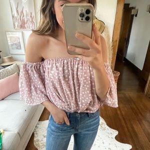 Off-the-shoulder Blouse